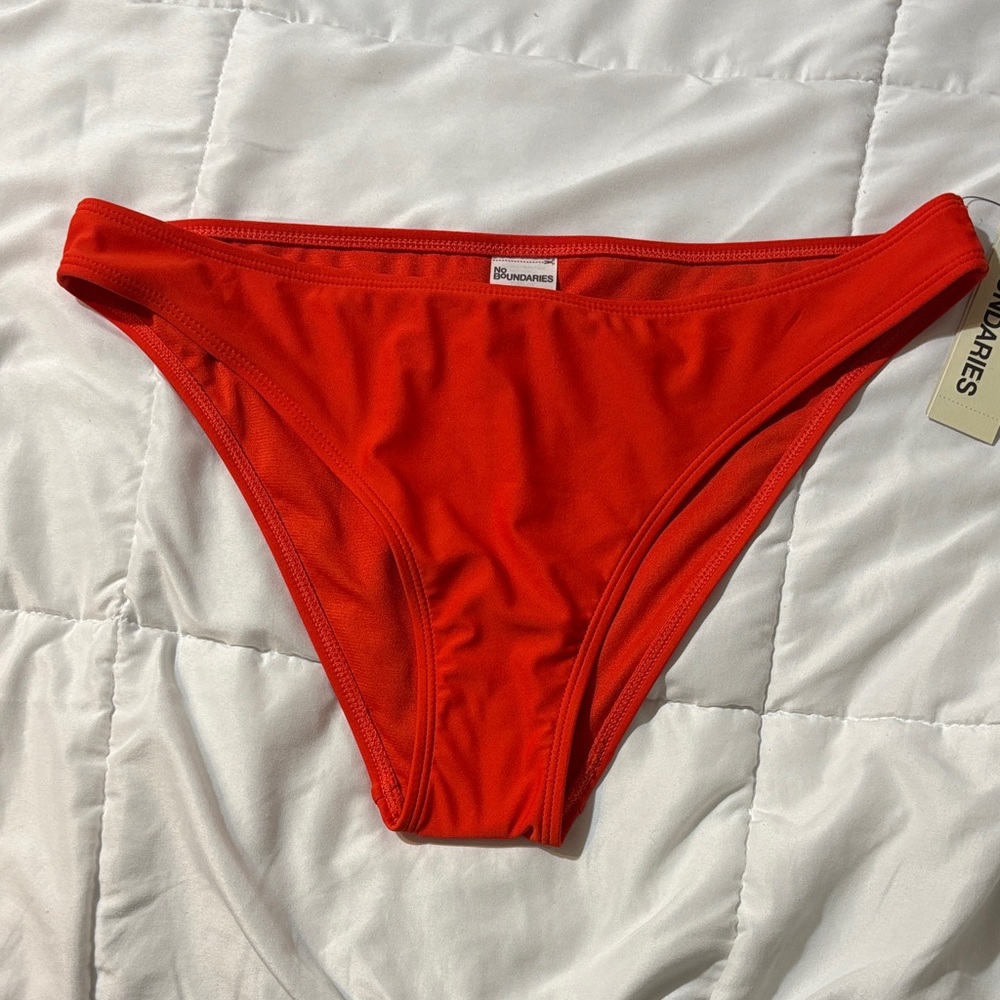 Bright Red Bikini Bottoms
